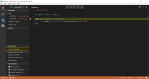 VS Code debugger breakpoint hit
