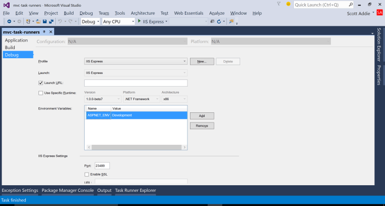ASPNET_ENV environment variable